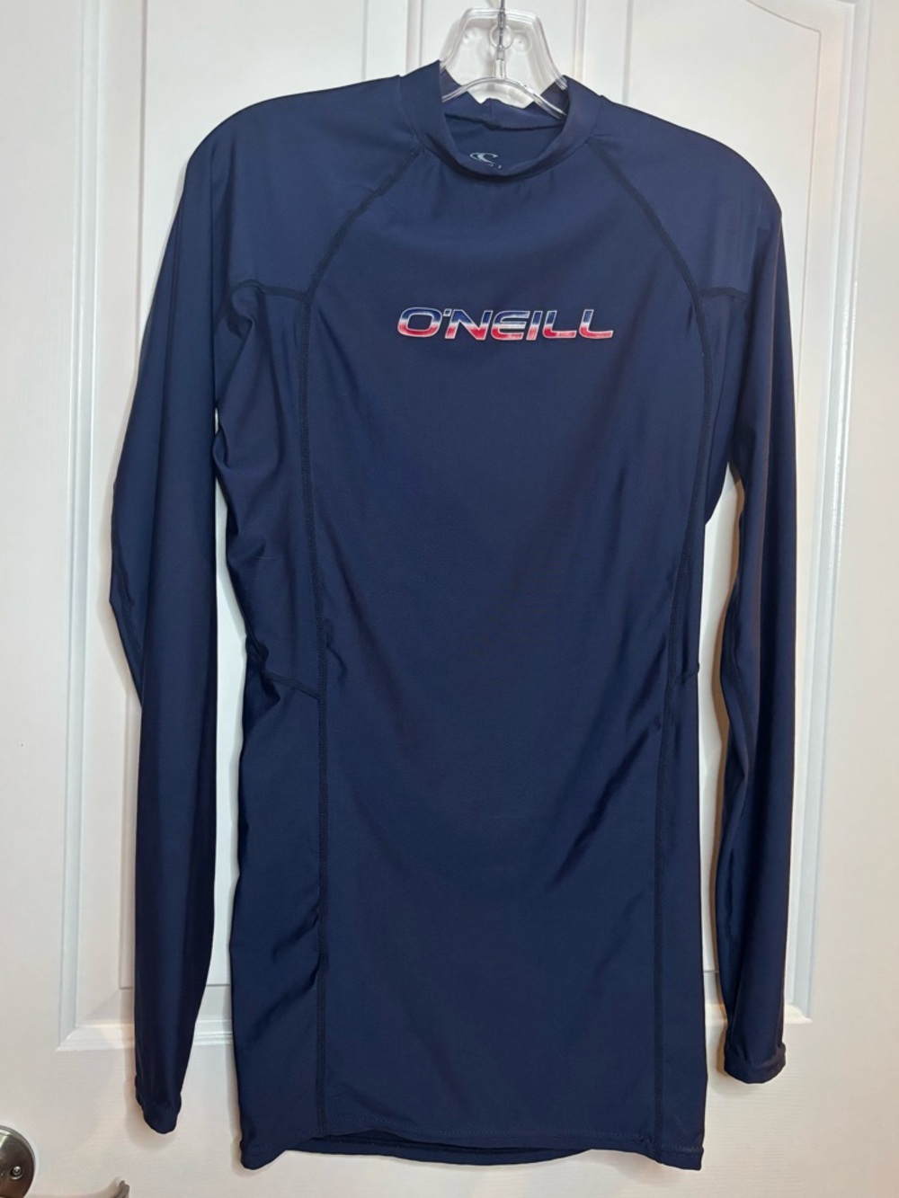 NWOT O'Neill Men's Navy Long-Sleeve Rash Guard Size Large Tall